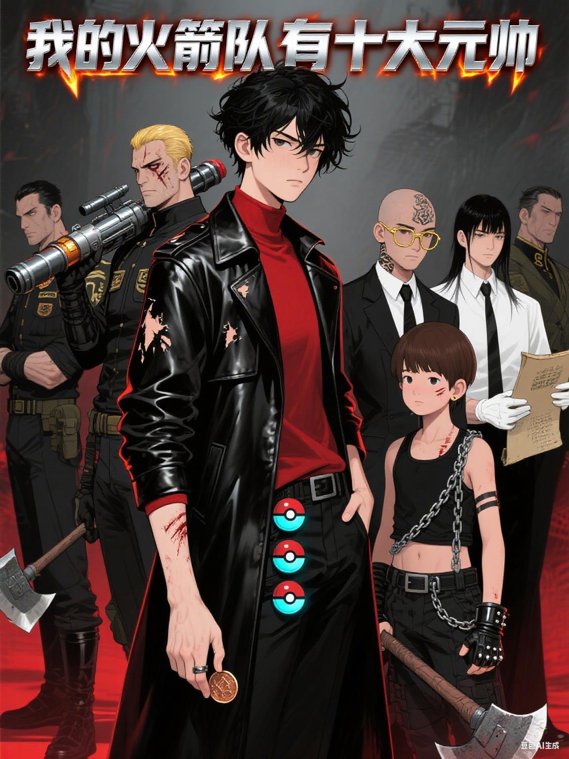 我的火箭队有十大元帅英文